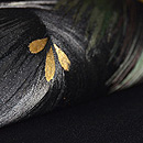 松の図刺繍名古屋帯　質感・風合