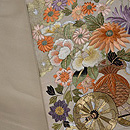 花車の図袋帯　帯裏