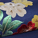 桜草刺繍名古屋帯 質感・風合