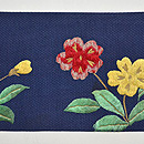 桜草刺繍名古屋帯 前中心