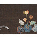 石蕗(つわぶき)コラージュ名古屋帯 前中心