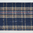 浦野理一作　木綿名古屋帯　前中心