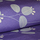 萩模様絽縮緬名古屋帯　質感・風合