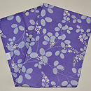 萩模様絽縮緬名古屋帯　帯裏