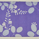 萩模様絽縮緬名古屋帯　前中心