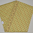 インドダッカ名古屋帯　帯裏