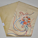 花束の刺繍帯 帯裏