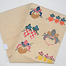 かぶらの図染め名古屋帯　帯裏