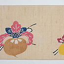 かぶらの図染め名古屋帯　前中心