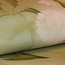 蒲公英の染め名古屋帯　質感・風合