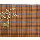 猫の刺繍名古屋帯　前中心