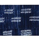 マリ　ドゴン族絞り名古屋帯 　前中心