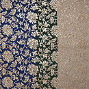 龍村平蔵製袋帯「其角歳且錦」　前中心