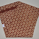 茜染名古屋帯　帯裏