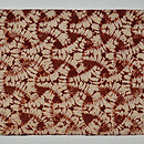 茜染名古屋帯　前中心