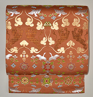 龍村晋作「天平嵐華獅雲錦」