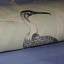 鵜の図染名古屋帯　質感・風合