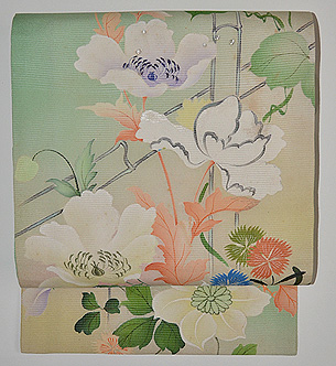 夏花絽の名古屋帯