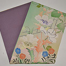 夏花絽の名古屋帯　前中心