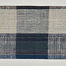 木綿格子の名古屋帯　前中心