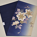 鉄線の刺繍名古屋帯　帯裏