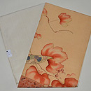 山葡萄の図開き名古屋帯　帯裏