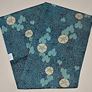 朝顔の図染め名古屋帯　帯裏