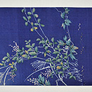 秋草の図名古屋帯 前中心