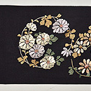 花丸紋刺繍名古屋帯 前中心