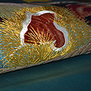 秋の成り物刺繍名古屋帯 質感・風合