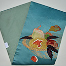 秋の成り物刺繍名古屋帯 帯裏