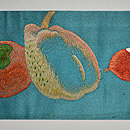 秋の成り物刺繍名古屋帯 前中心