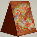 扇面に吉祥文様袋帯 帯裏