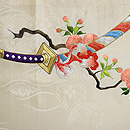 兜の刺繍袋帯 前中心