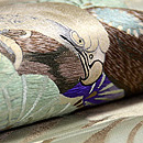 老松と鷹袋帯 質感・風合