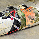 出世の石段図刺繍帯 質感・風合