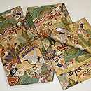 祝い尽くしの丸帯 　帯裏