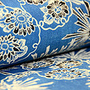 藍型染め名古屋帯 　質感・風合