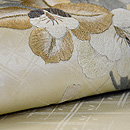 春蘭刺繍の袋帯 質感・風合