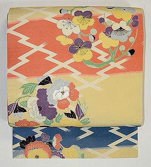 花の丸紋名古屋帯