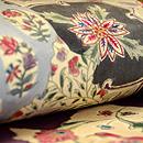 手描き更紗の名古屋帯 　質感・風合