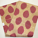 赤水玉アドラス名古屋帯　帯裏