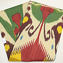 抽象文様アドラス名古屋帯　帯裏