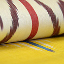 抽象文様アドラス名古屋帯　質感・風合