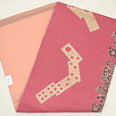 サイコロ柄更紗帯　帯裏