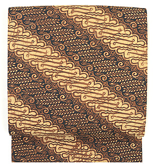 ソガ染め更紗帯