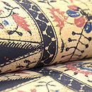 ラスム更紗両面名古屋帯　質感・風合