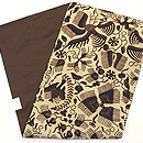 ロチャン絹更紗の名古屋帯　帯裏