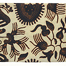 ロチャン絹更紗の名古屋帯　前中心