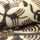 ロチャン絹更紗の名古屋帯　質感・風合